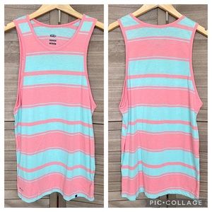 Nike 6.0 Dri Fit Moisture Wicking Tank Top Striped Sz L